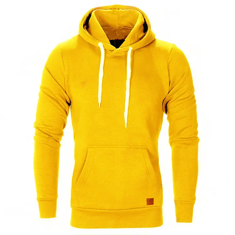 Men Grey Hoodie Pullover Winter Casual Wear Large - Image 14