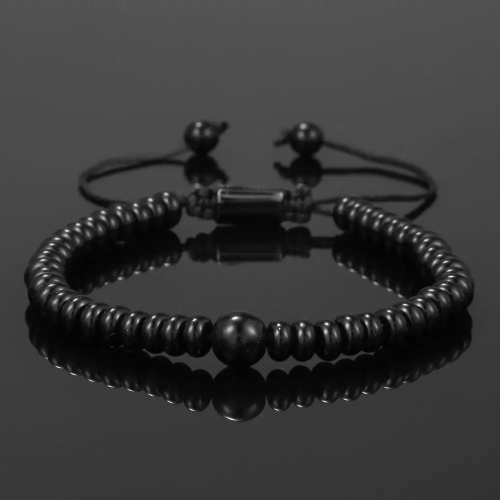 Black King Kong Beaded Bracelet for Men - Image 3