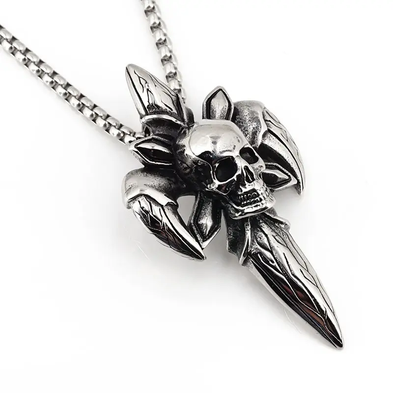 Devil's Eye Skull Pendant for Men Hip Hop Style - Image 6