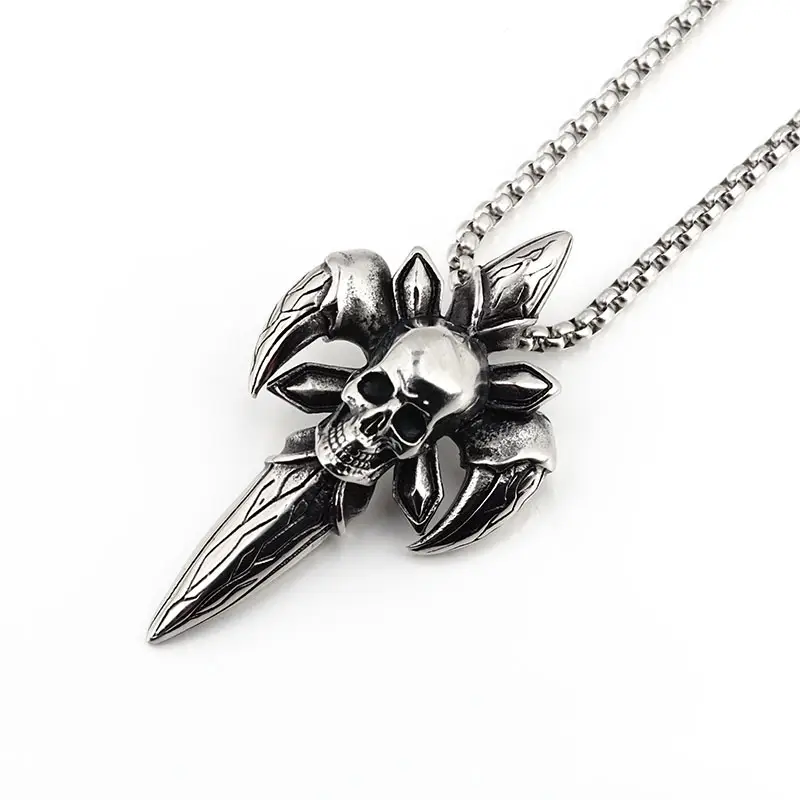 Devil's Eye Skull Pendant for Men Hip Hop Style - Image 7