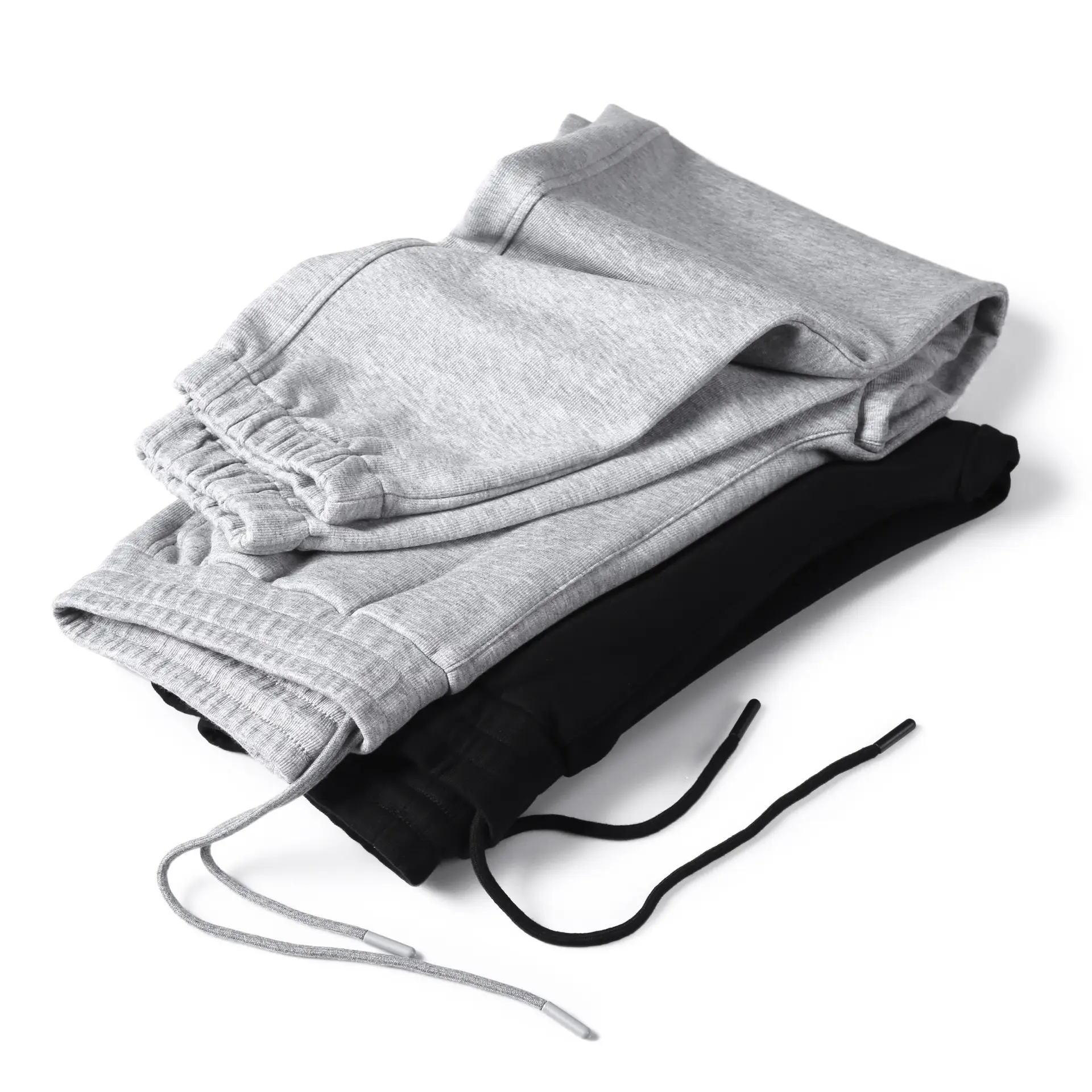 Men's Oxygen Cotton Casual Shorts Black Grey 380g