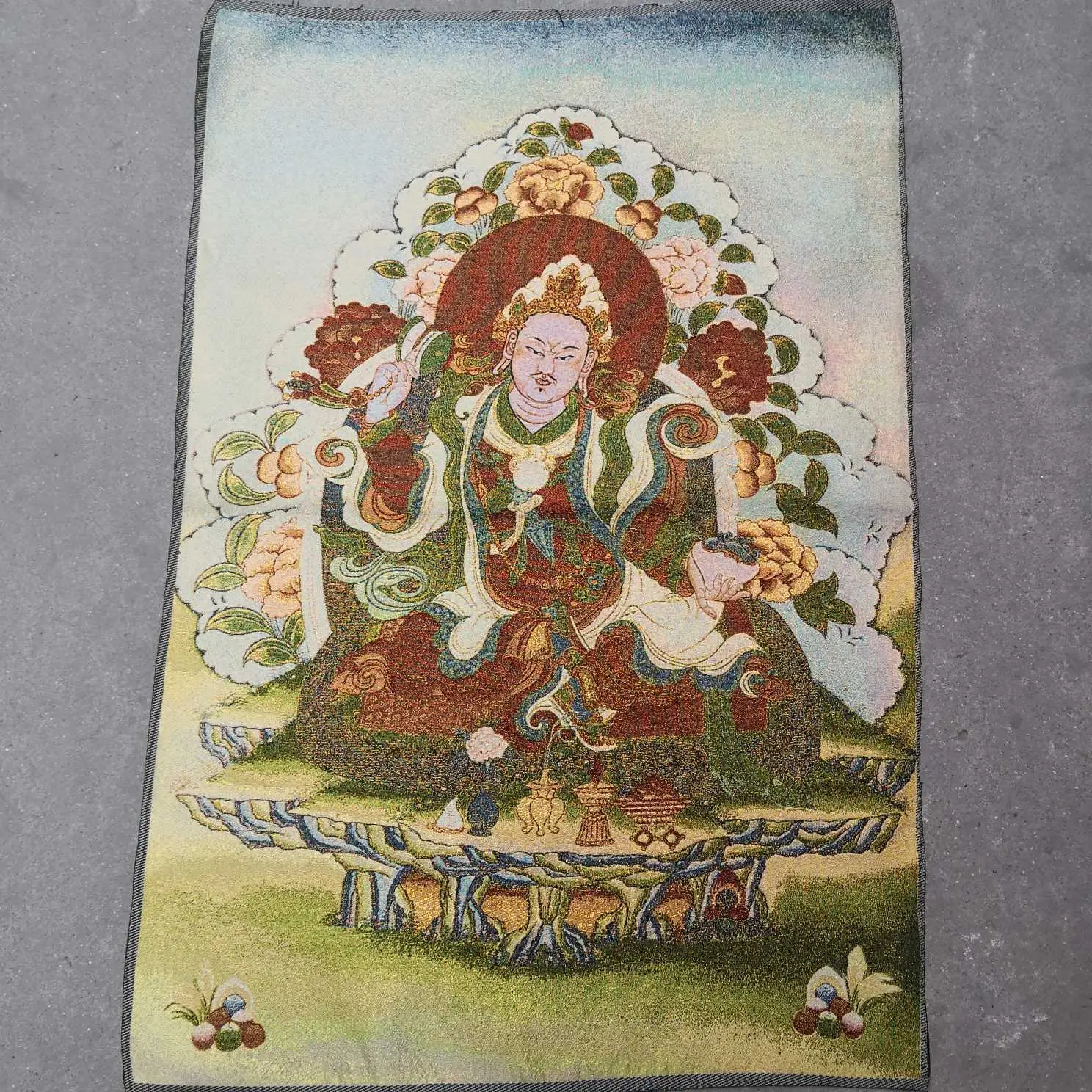Xizang Buddha Embroidery Thangka Nepal - Image 10