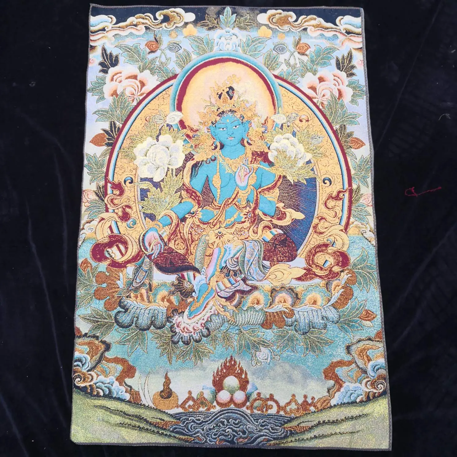 Xizang Buddha Embroidery Thangka Nepal - Image 24