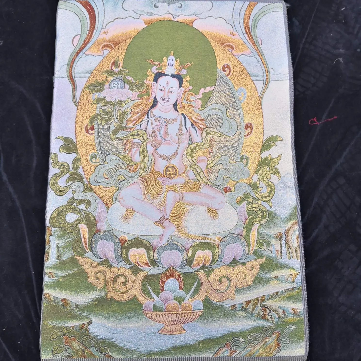 Xizang Buddha Embroidery Thangka Nepal - Image 25