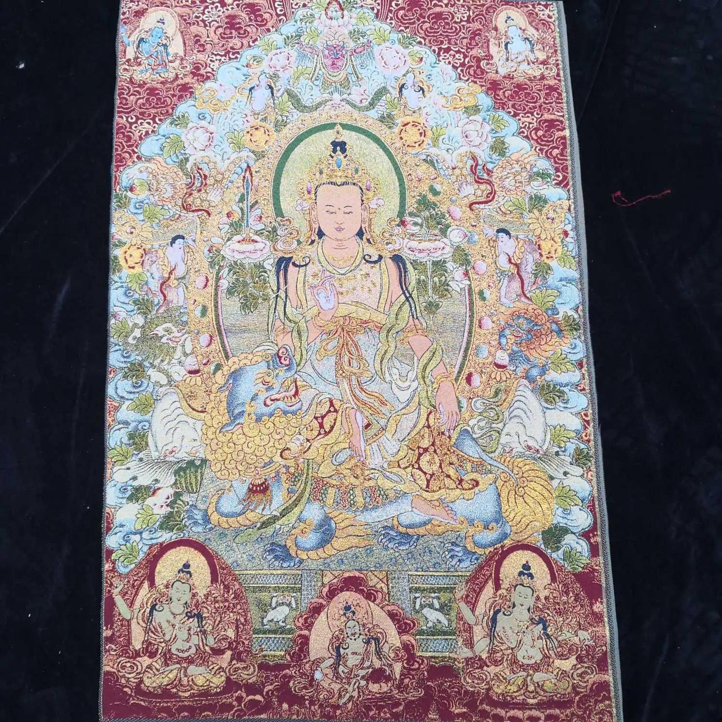 Xizang Buddha Embroidery Thangka Nepal - Image 31