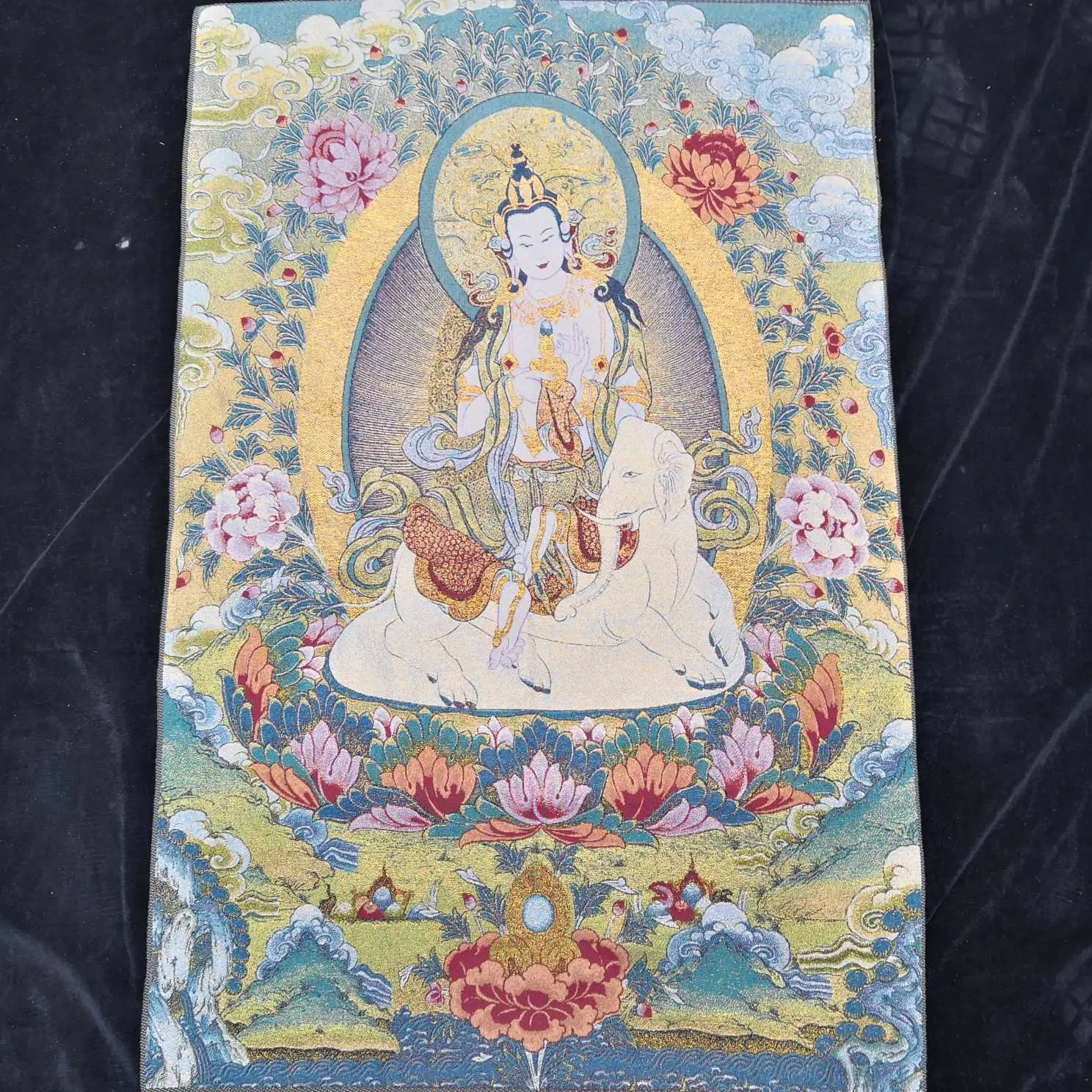 Xizang Buddha Embroidery Thangka Nepal - Image 34