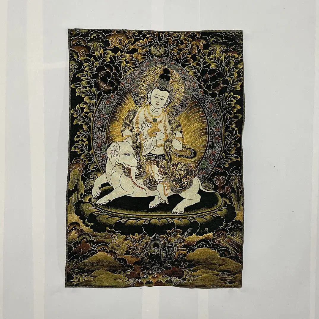 Xizang Buddha Embroidery Thangka Nepal - Image 50