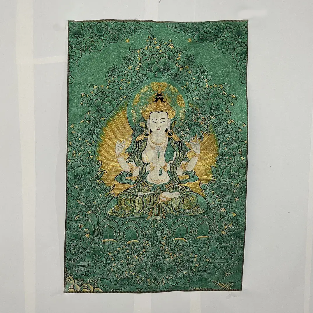 Xizang Buddha Embroidery Thangka Nepal - Image 51