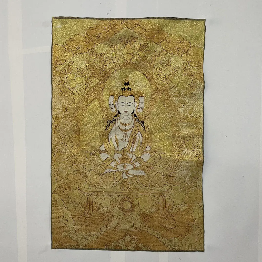 Xizang Buddha Embroidery Thangka Nepal - Image 52