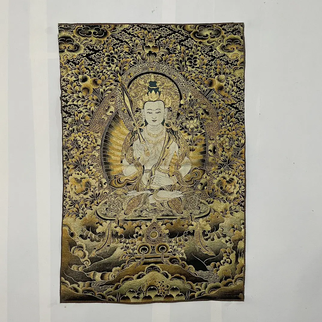 Xizang Buddha Embroidery Thangka Nepal - Image 55