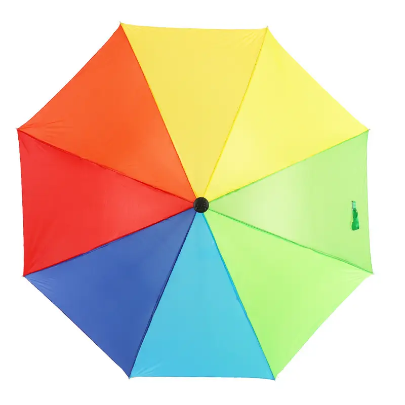 Spot Rainbow Eight Bone Old Man Cane Umbrella - Image 6