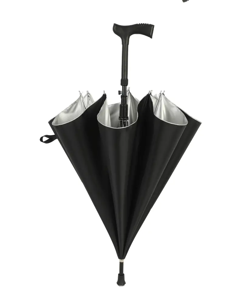 Spot Rainbow Eight Bone Old Man Cane Umbrella — feature 9