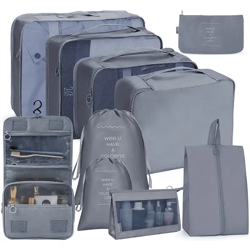 789-Piece Pink Travel Storage Bag Set - Image 2
