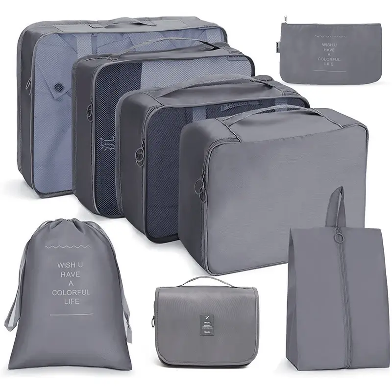 789-Piece Pink Travel Storage Bag Set - Image 4