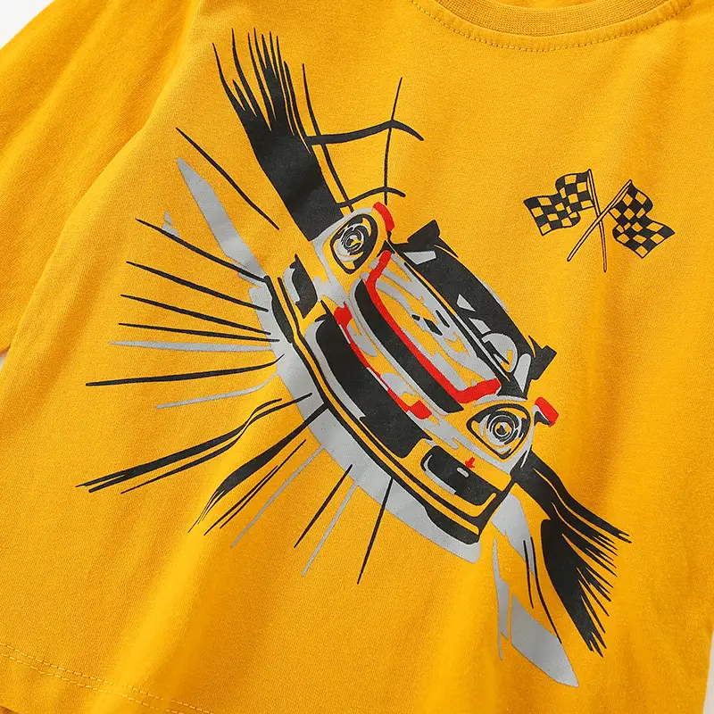 New Kids T-Shirt Grey Long Sleeve Cartoon Print