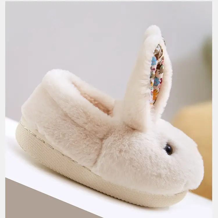 Children's Cotton Slippers Autumn and Winter Girls Boys Baby Bag with Children's Cotton Shoes Warm Home Indoor Mao Mao Slippers