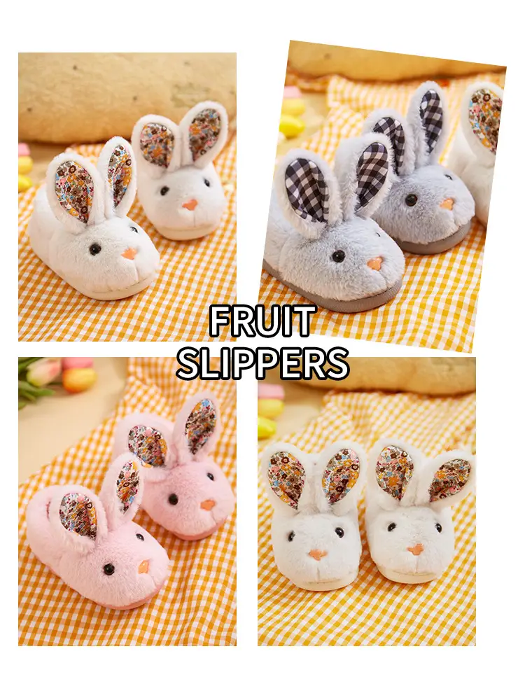 Children's Cotton Slippers Autumn and Winter Girls Boys Baby Bag with Children's Cotton Shoes Warm Home Indoor Mao Mao Slippers — feature 11