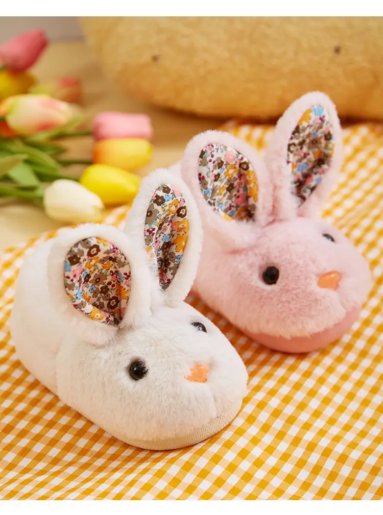 Children's Cotton Slippers Autumn and Winter Girls Boys Baby Bag with Children's Cotton Shoes Warm Home Indoor Mao Mao Slippers — feature 16