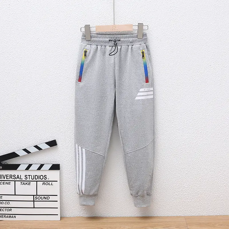 Children's Navy Blue Knitted Ankle-Tied Pants 2023 - Image 11