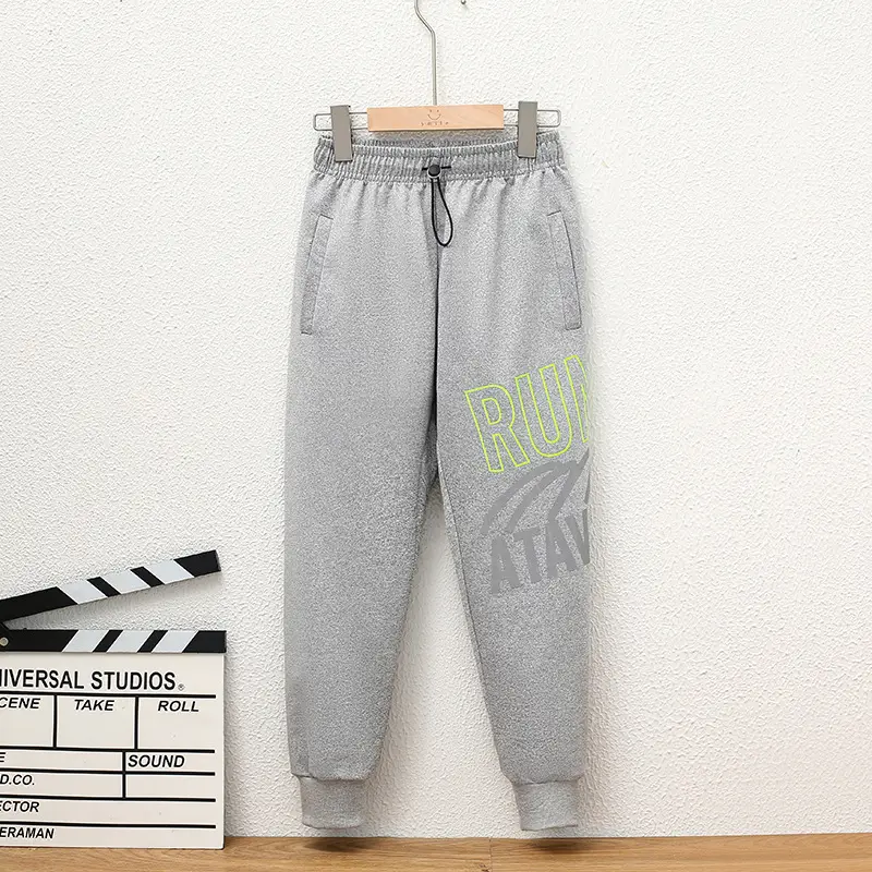 Children's Navy Blue Knitted Ankle-Tied Pants 2023 - Image 2
