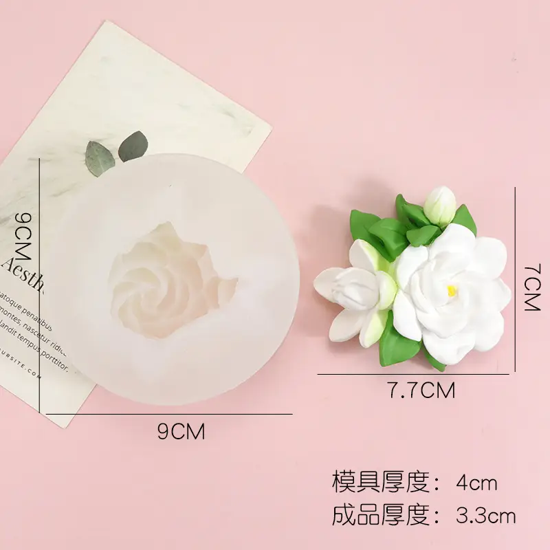 Narcissus Flower Silicone Mold for Car Air Outlet Aromatherapy - Image 10