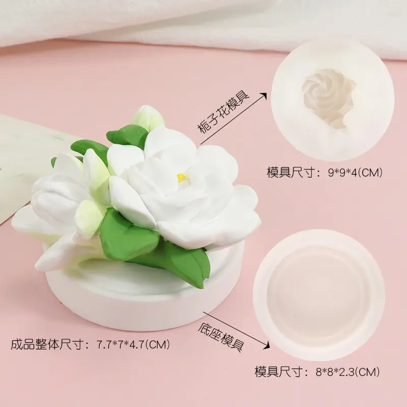 Narcissus Flower Silicone Mold for Car Air Outlet Aromatherapy - Image 13