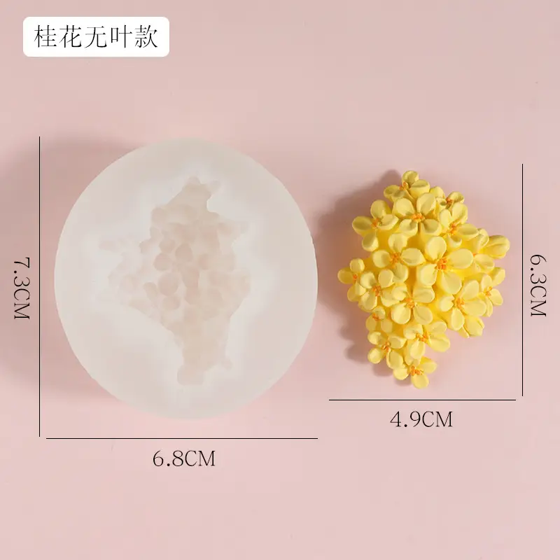 Narcissus Flower Silicone Mold for Car Air Outlet Aromatherapy - Image 16