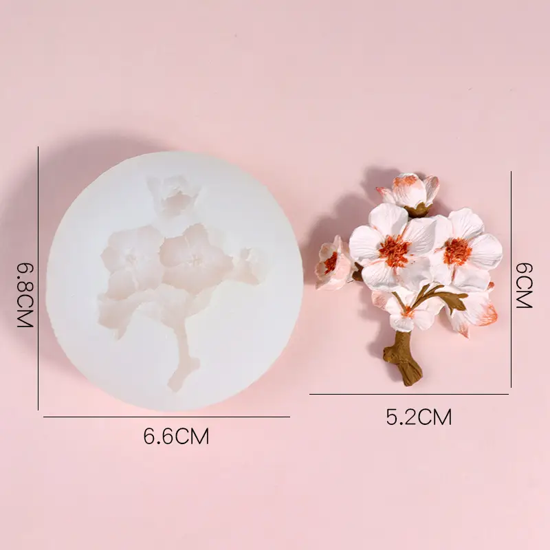 Narcissus Flower Silicone Mold for Car Air Outlet Aromatherapy - Image 17