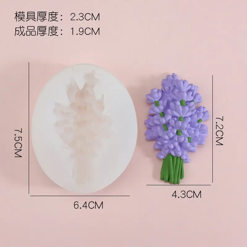Narcissus Flower Silicone Mold for Car Air Outlet Aromatherapy - Image 21