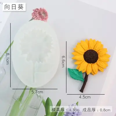 Narcissus Flower Silicone Mold for Car Air Outlet Aromatherapy - Image 23