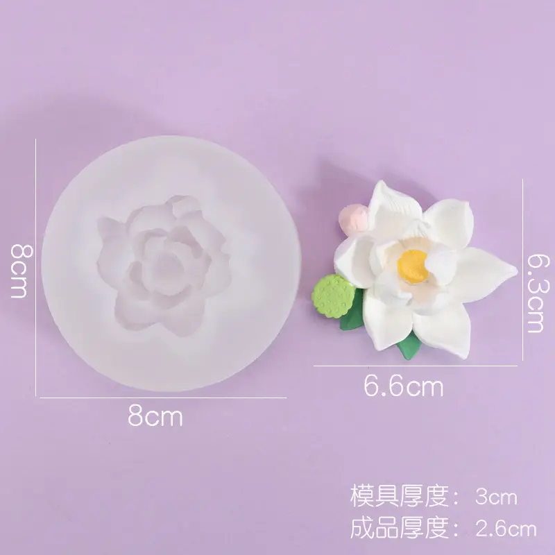 Narcissus Flower Silicone Mold for Car Air Outlet Aromatherapy - Image 37