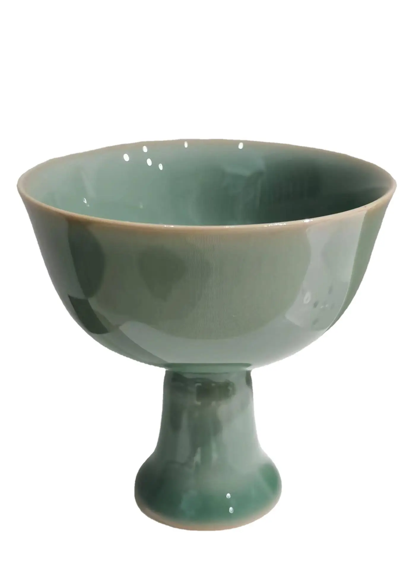 Jingdezhen Celadon High Tea Cup Tall Master's Cup - Image 5