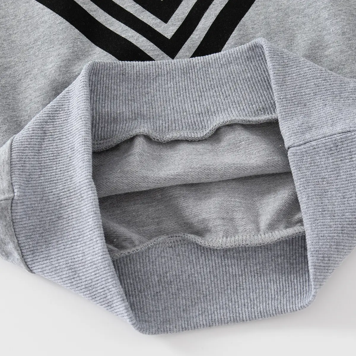 Navy V-Stripe Long Sleeve Boys Sweatshirt Set - Image 5