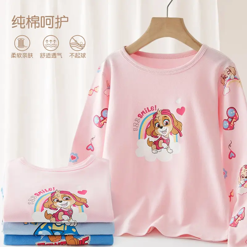 Paw Patrol Pure Cotton Thermal Pajamas Set for Girls - Image 5
