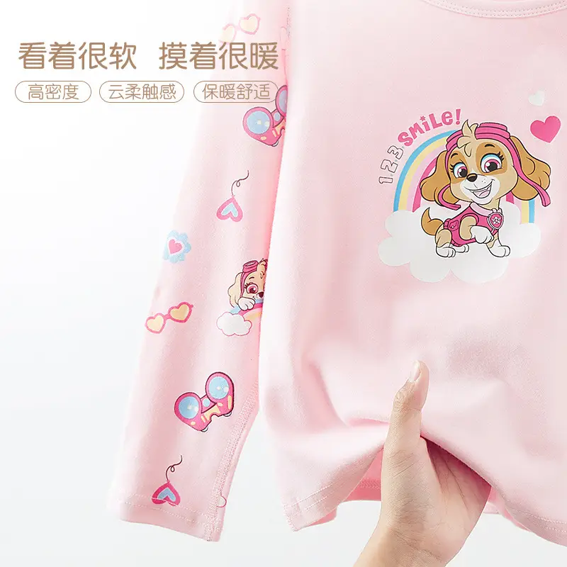 Paw Patrol Pure Cotton Thermal Pajamas Set for Girls - Image 6