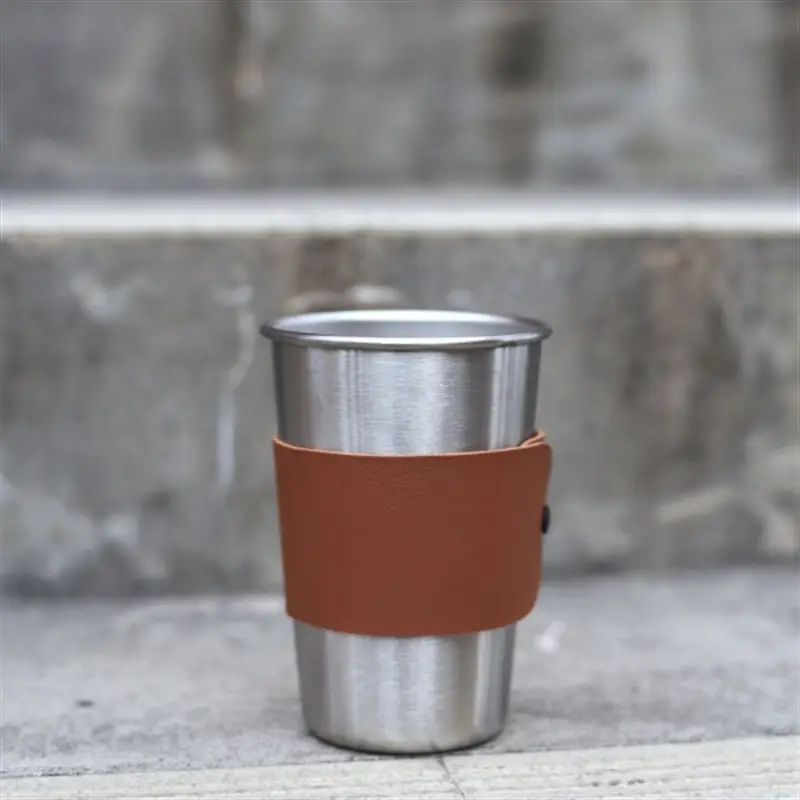 304 Stainless Steel Coffee Pot Set with Leather Cover — feature 12
