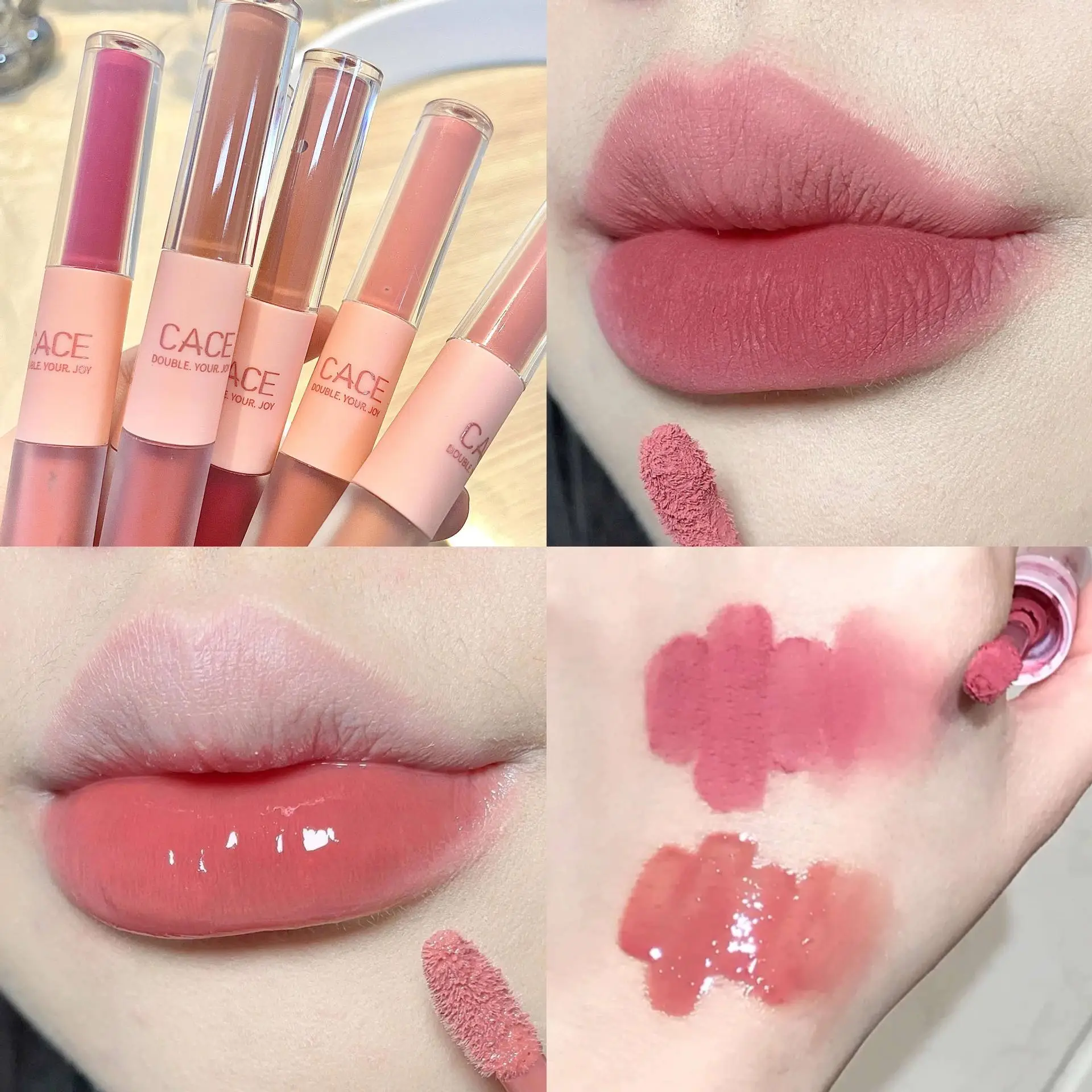 Cace Fun Double-Ended Lip Glaze 6 Colors Optional - Image 4