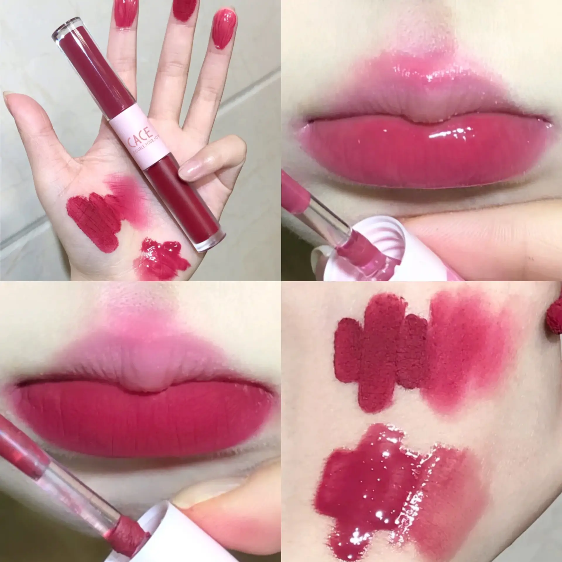 Cace Fun Double-Ended Lip Glaze 6 Colors Optional - Image 6