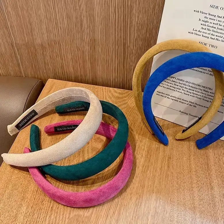 Suede Hair Bands for All Hair Colors Wide Bristles - Image 14