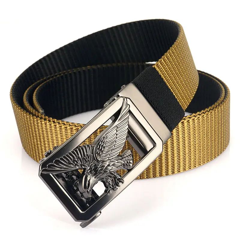 Joker Belt Black Gold Wing Buckle 3.5" - Image 3