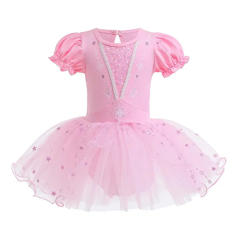 Girls Ballet Dance Skirt 2025 Summer Light Blue Tulle - Image 10