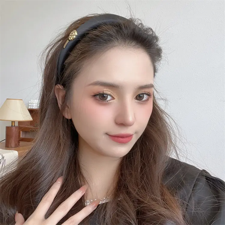 White Gold Cross Hair Band for Women's Fashion — feature 12