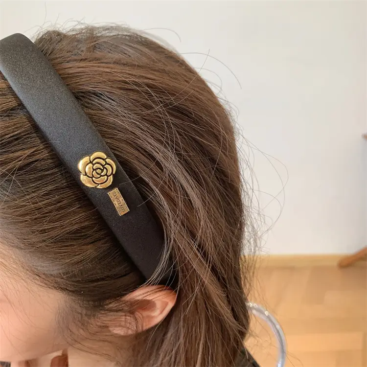 White Gold Cross Hair Band for Women's Fashion — feature 14