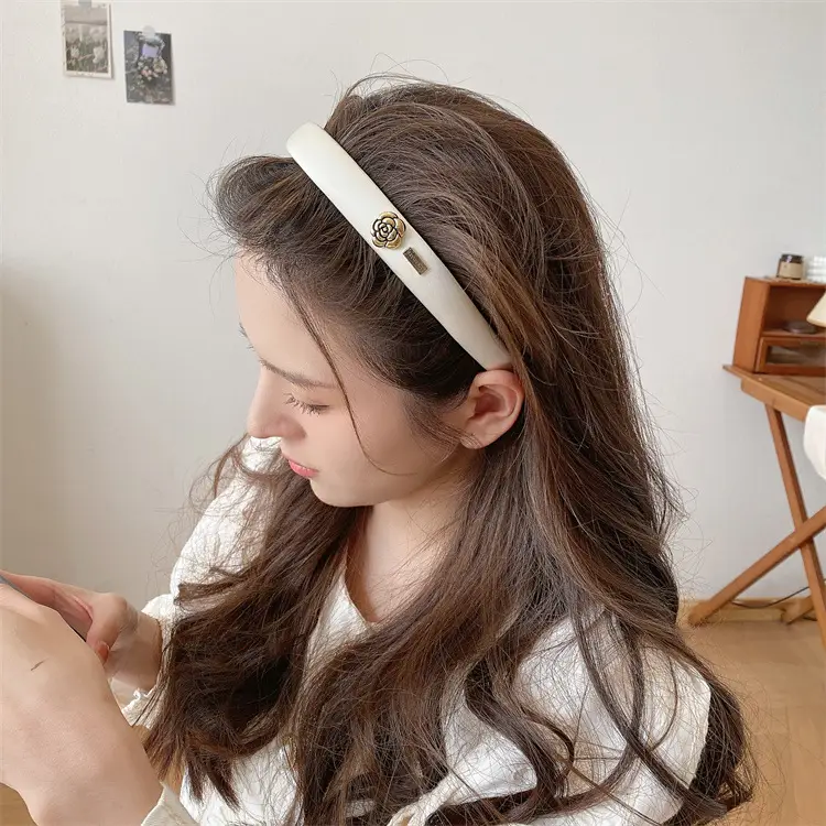 White Gold Cross Hair Band for Women's Fashion — feature 20