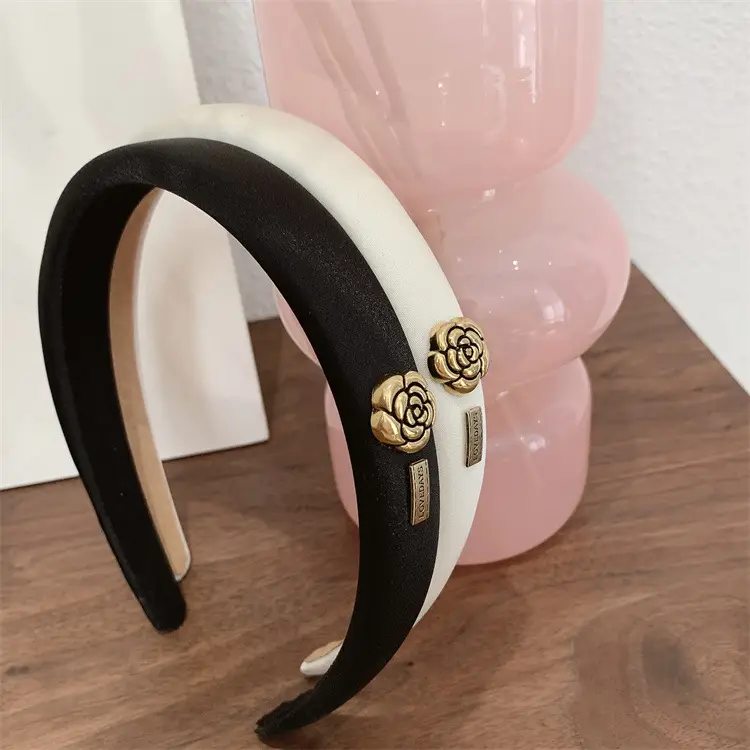 White Gold Cross Hair Band for Women's Fashion — feature 6