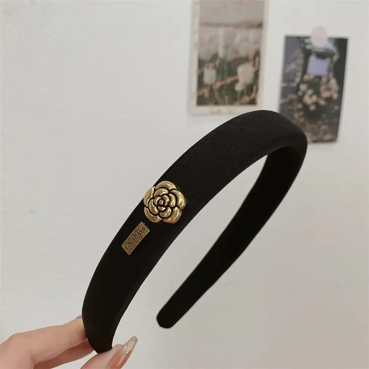 White Gold Cross Hair Band for Women's Fashion — feature 7