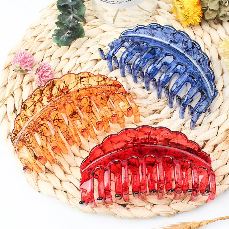Insulated Hair Clips Multi-Color Wire Drawn Women's Hair Clips - Image 6