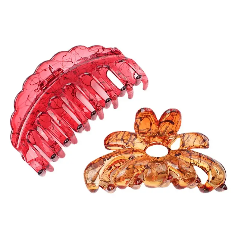 Insulated Hair Clips Multi-Color Wire Drawn Women's Hair Clips - Image 9