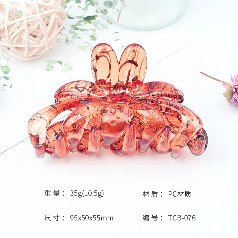 Insulated Hair Clips Multi-Color Wire Drawn Women's Hair Clips - Image 2