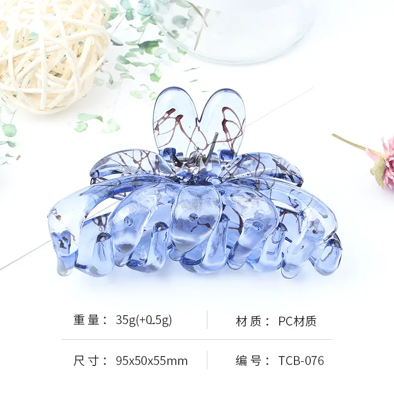 Insulated Hair Clips Multi-Color Wire Drawn Women's Hair Clips - Image 3